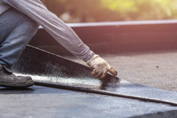 Professional Waterproofing technician working in Millstone Township, NJ